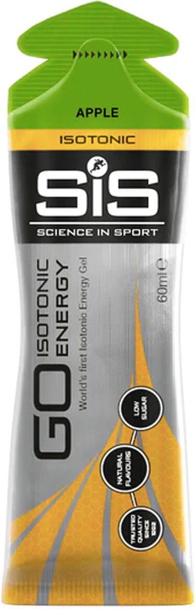 Science in Sport - SiS Go Isotonic Energygel - Energie gel - Isotone Sportgel - Apple Smaak - 6 x 60ml van Science in Sport — afbeelding 2