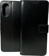 Portemonnee Book case Hoesje Geschikt voor: Oppo A97 5G - Zwart