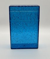 Blauwe Glitter Sigarettendoosjes - Stijlvolle Hardcase voor Sigarettenopslag - Sigarettenhouder