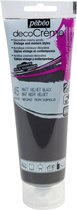 Verf fluweel zwart - acryl mat - 120 ml - Pébéo