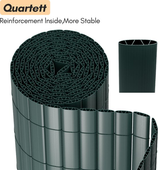 Intergard - Tuinscherm Pvc Antraciet 2x3m Intergard - Tuinscherm Pvc Antraciet 2x3m