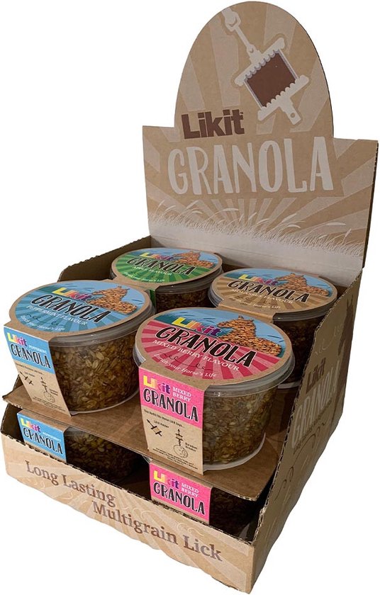 Foto: Likit likit granola diverse smaken 550g ve8 one size naturel