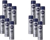 NIVEA Men Silver Protect Antibacteriële deodorant 150 ml - Voordeelverpakking 12 stuks