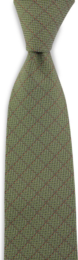 Sir Redman - Stropdassen - stropdas MacMillan groen - groen / lichtblauw / oranje
