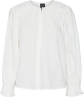 Vero Moda Blouse Vmfaya Ls Top Wvn 10303922 Snow White Dames Maat - XL