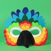 Papagaai masker | DIY | Bumblebox | Knutselpakket