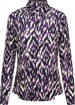 &Co Women blouse Lotte random Ikat - Purple