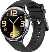 Tijdspeeltgeenrol smartwatch F68 zwart - Stappenteller - Hartslagmeter - Bloeddrukmeter - Bluetooth - Waterdicht - Gezond - Fitness - 2020 model -