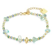 Twice As Nice Bracelet haute couture, bleu et vert 17 cm + 2 cm