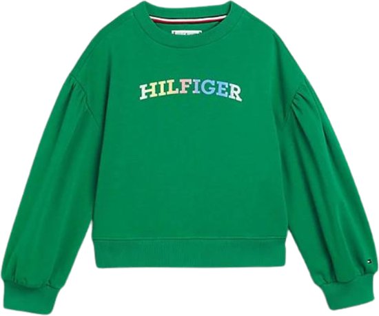 Tommy Hilfiger MONOTYPE SWEAT-SHIRT Pull Filles - Vert - Taille 16
