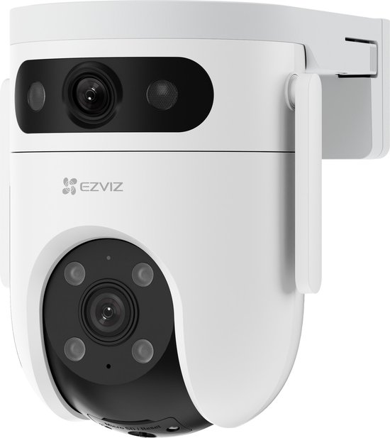 Foto: Ezviz h9c dual lenses beveiligingscamera 2k buitencamera pan tilt wifi kleur nachtzicht wit