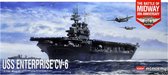 1:700 Academy 14409 USS Enterprise CV-6 - The Battle of Midway 80th Anniversary Plastic Modelbouwpakket