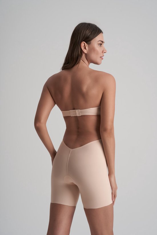 Bye Bra - Short taille moyenne à dos bas | Beige-XL