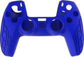 Luxe Grip Silicone Hoes / Skin voor Playstation 5 PS5 DualSense Controller Blauw