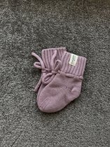 Adalletti Merino wol booties Pink | Merino slofjes | Merino sokken | baby | baby slofjes