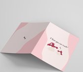 Valentijnskaart | Fotofabriek Valentijn kaart A5 staand | 1x Wenskaart liefde | Wenskaart Valentijn | Valentijn cadeautje voor hem | Valentijn cadeautje voor haar | Valentijn decoratie | Mushroom