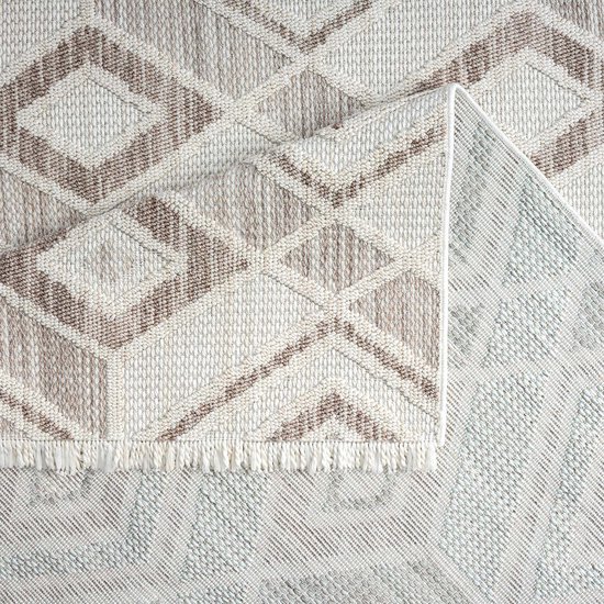 Vintage Kelim Tapijt Woonkamer Crème 80 X 290 cm, Modern