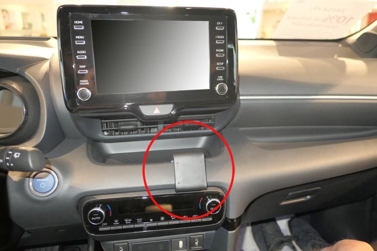 Brodit ProClip houder geschikt voor Toyota Yaris 2021 - Center Mount