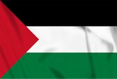 New Age Devi - Ontdek de krachtige Palestijnse Vlag - 90x150cm - Inclusief Bevestigingsringen - Originele Kleuren - Sterke Kwaliteit - Palestina Flag