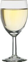 6x Luxe wijnglazen voor witte wijn 240 ml Gilde - 24 cl - Witte wijn glazen - Wijn drinken - Wijnglazen van glas