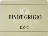 placemat wijn pinot grigio beige 30x40cm (set van 4)