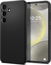Geschikt voor Spigen Samsung Galaxy S24 Liquid Air Back Cover Hoesje - Zwart