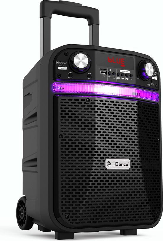 Idance Partybox Groove Karaoke Machine Met 2 Microfoons