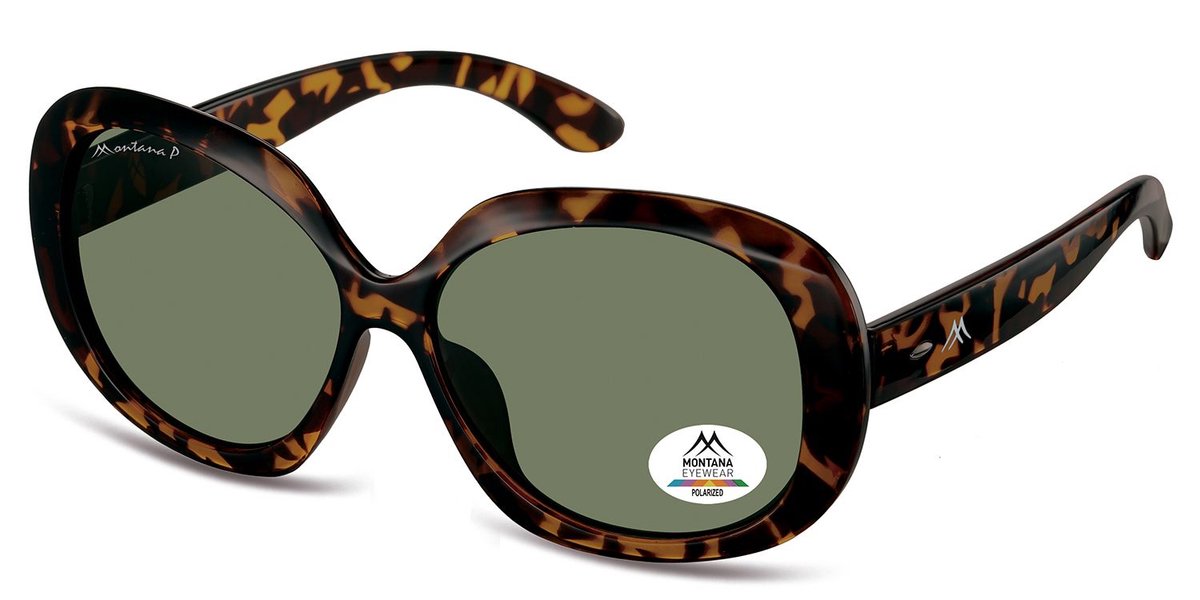 Montana Fashion Zonnebril MP63E Glanzend Turtle