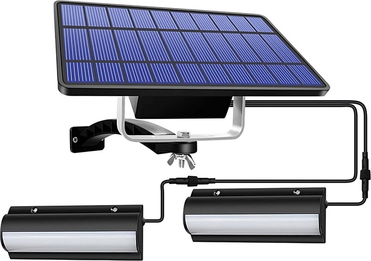 Solar buiten wandlamp met sensor 5W - Mette