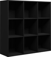 vidaXL-Boekenkast-98x29x97,5-cm-bewerkt-hout-zwart