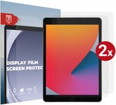 Rosso Tablet Screen Protector Geschikt voor Apple iPad 10.2 2019 / 2020 / 2021 | TPU Display Folie | Ultra Clear | Case Friendly | Duo Pack Beschermfolie | 2-Pack