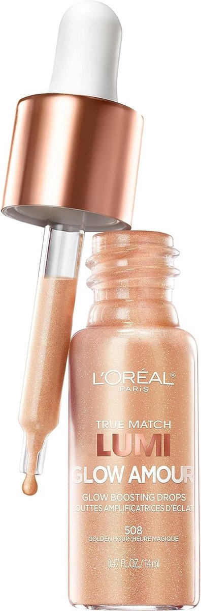 L Oréal Paris L'Oreal Paris True Match Lumi Glow Amour Boosting Drops Natural Natuurlijk Glow Highlighters Golden Hour 508