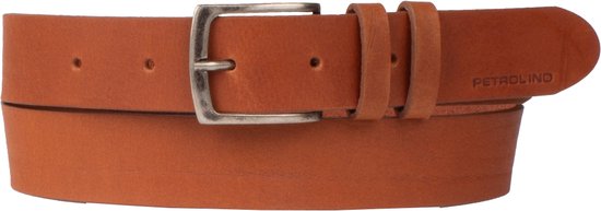 Petrol Industries Riem Heren - Broekriem - Leer - Cognac - 115 cm