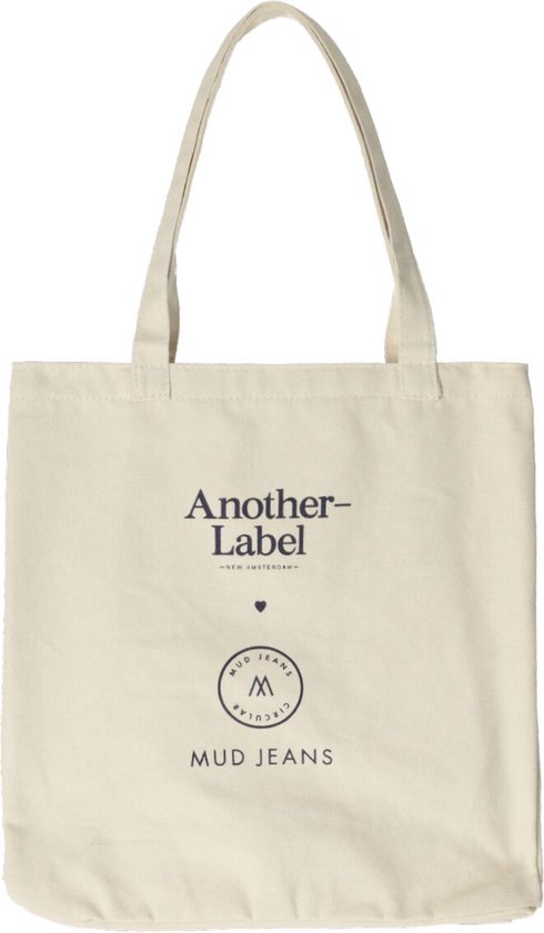 Another Label Tote Bag Another Mud Shoppers Dames - Ecru - Maat ONESIZE