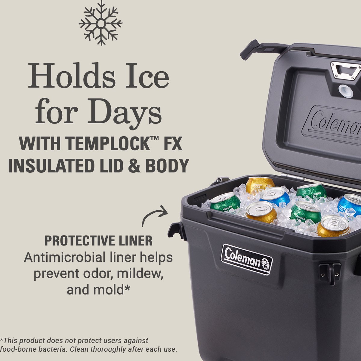 Coleman 28QT Convoy Cooler - 29 liter koelbox - lichtgewicht