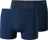 Schiesser 2-pack Tencel heren boxershort - Blue - S - Blauw