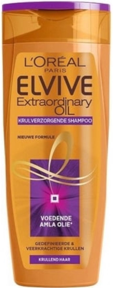Elvive Shampoo Extraordinary Oil Krulverzorging 250ML