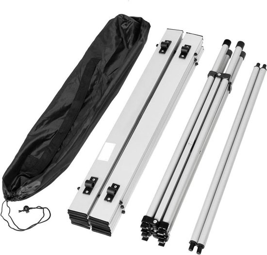 Opvouwbare Aluminium Tafel voor Camping en Picknick - Ruimtebesparend en Licht (70 x 70 cm) — afbeelding 3