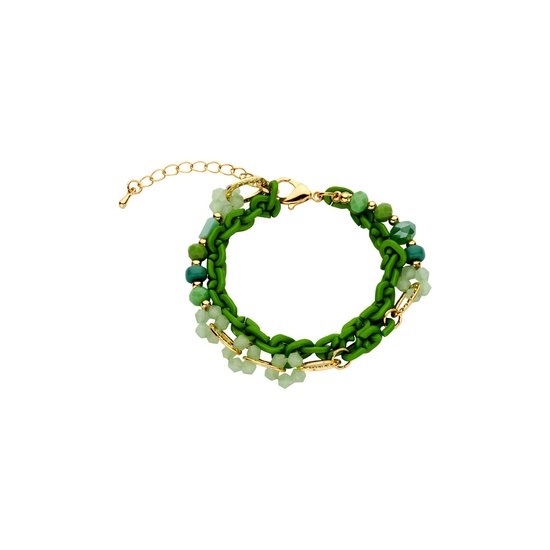 Les Cordes - PAN58 (AB) - Bracelet - Vert - Métal - Résine - Bijoux - Femme - Printemps/Été