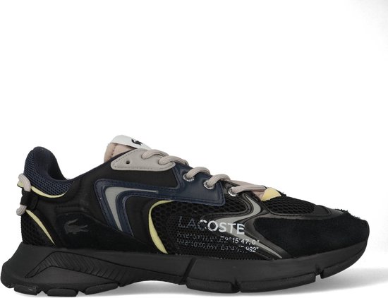 Lacoste L003 Neo Heren Sneakers - Zwart/Donkerblauw - Maat 44