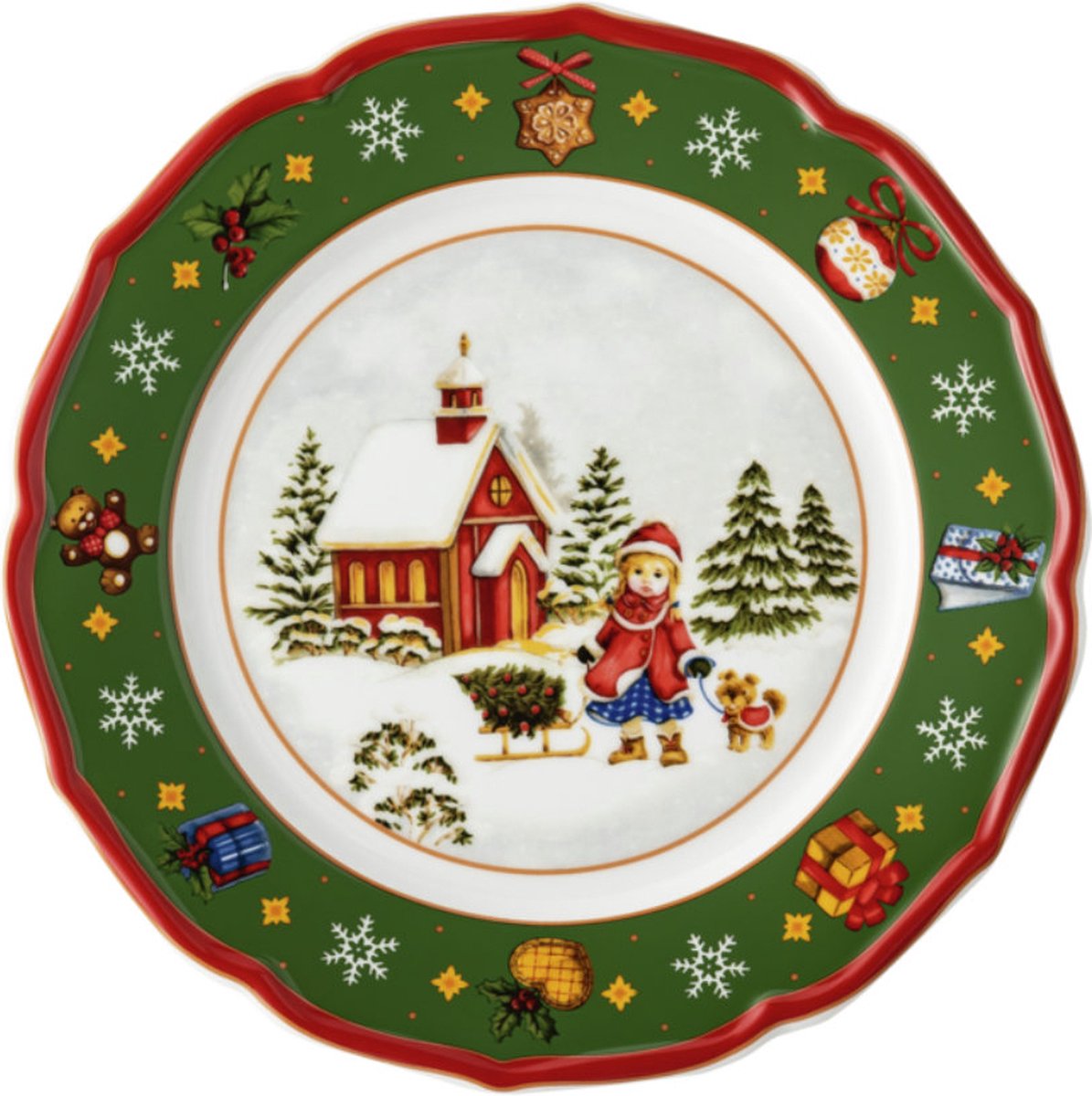 Happy Wintertime Plat bord 22 cm