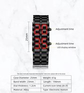 heren horloge zwart rood - Horloge - Armbandjes - Mannen - Cadeau - Set - Verjaardag-kerstcadeau - sinterklaas cadeau Valentijn cadeau