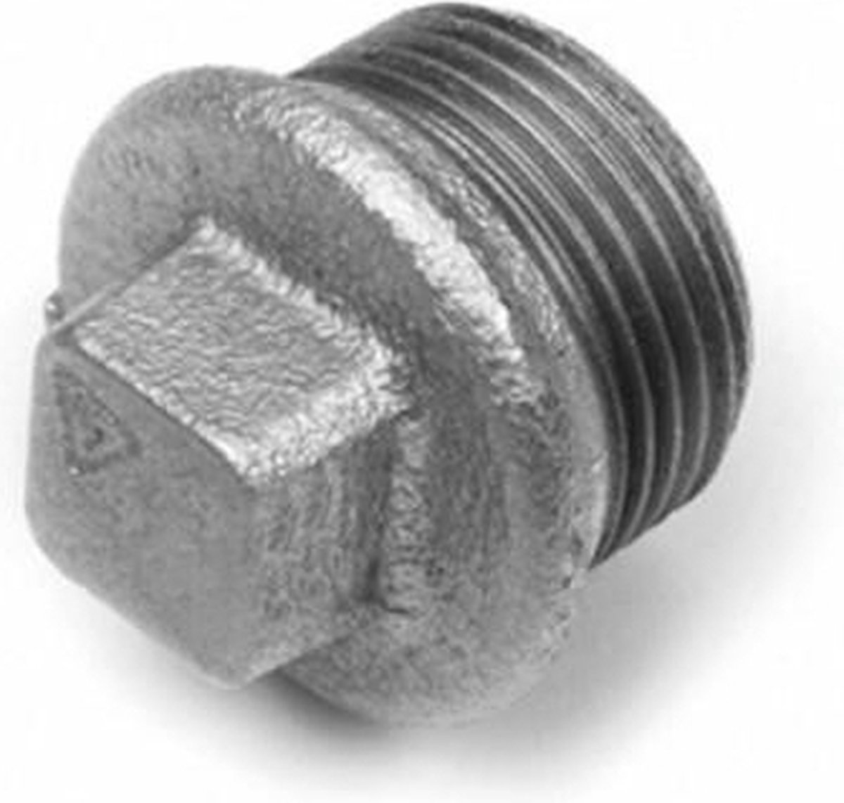 Vierkante Plug Nr.290 Gegalvaniseerd 1/2