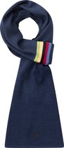 le Patron sjaal Blauw Multikleur / merino scarf blue - one size
