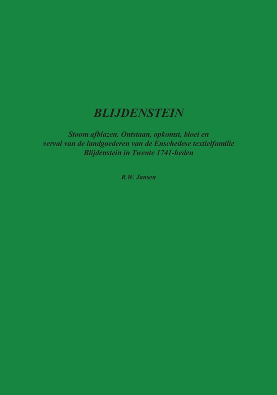 BLIJDENSTEIN Stoom afblazen