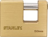 Stanley 81090 371 401 Cadenas 50 mm Messing, Acier Serrure à clé
