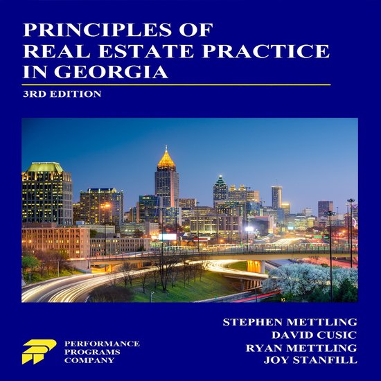 Principles of Real Estate Practice in Stephen Mettling