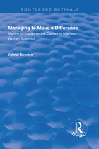Routledge Revivals- Managing to Make a Difference