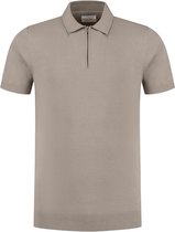 Regular fit Knitwear Polo Taupe (24010804 - 53)
