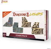 Dungeons and Lasers - STAIRS PACK - RPG Terrein - Roleplaying Games - Geschikt voor DND 5E